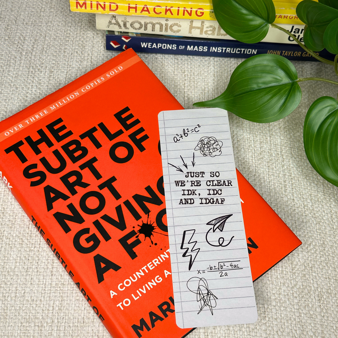 3 Piece Sarcastic Bookmark Set