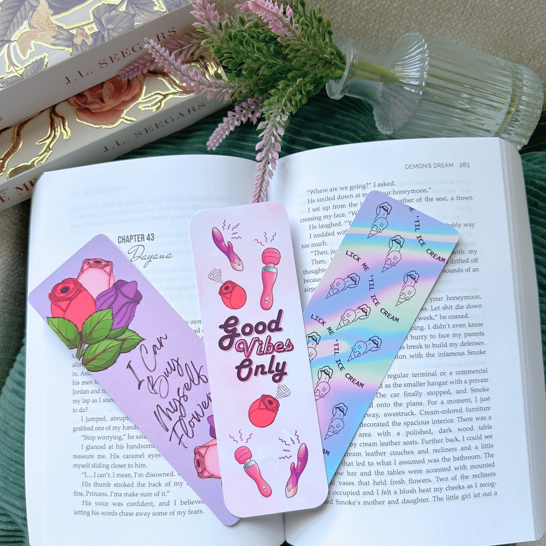 3 Piece Spicy Bookmark Set