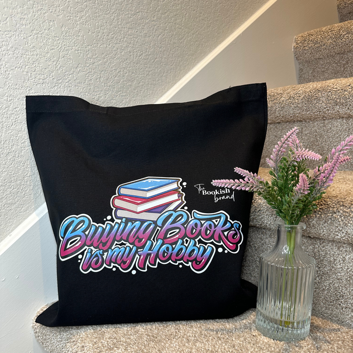 Buying Books Is My Hobby Tote Bag