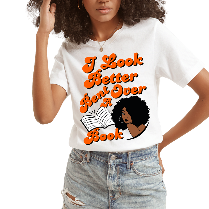 Bent Over A Book T-Shirt