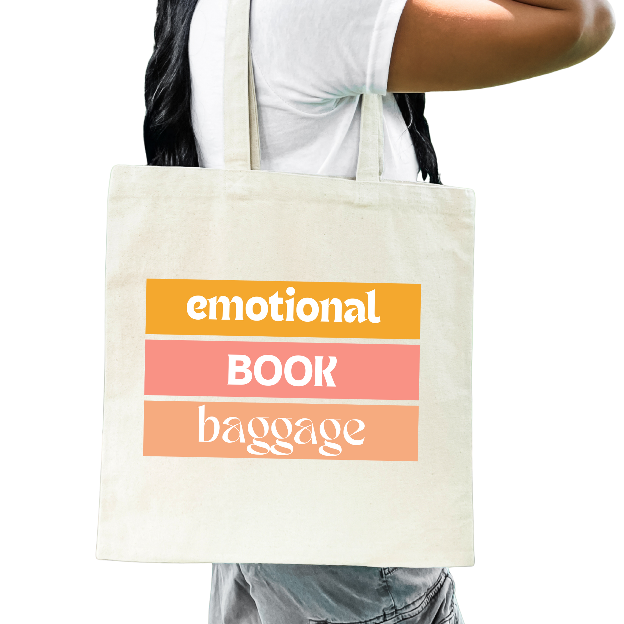 Emotional Book Baggage Tote Bag