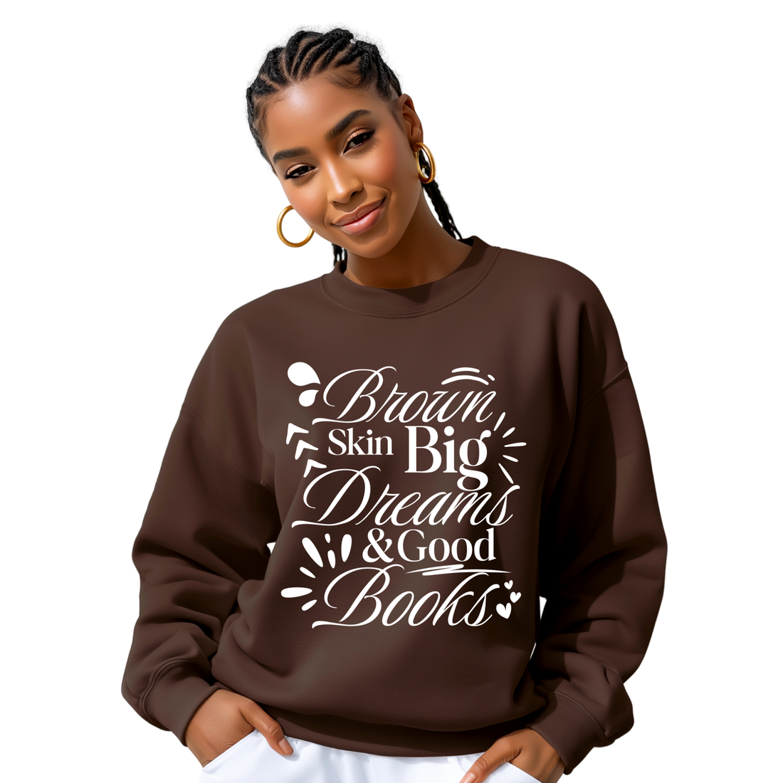 Brown Skin Good Books Sweatshirt