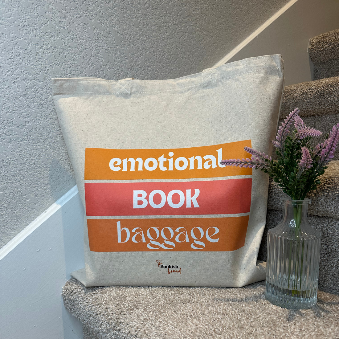 Emotional Book Baggage Tote Bag