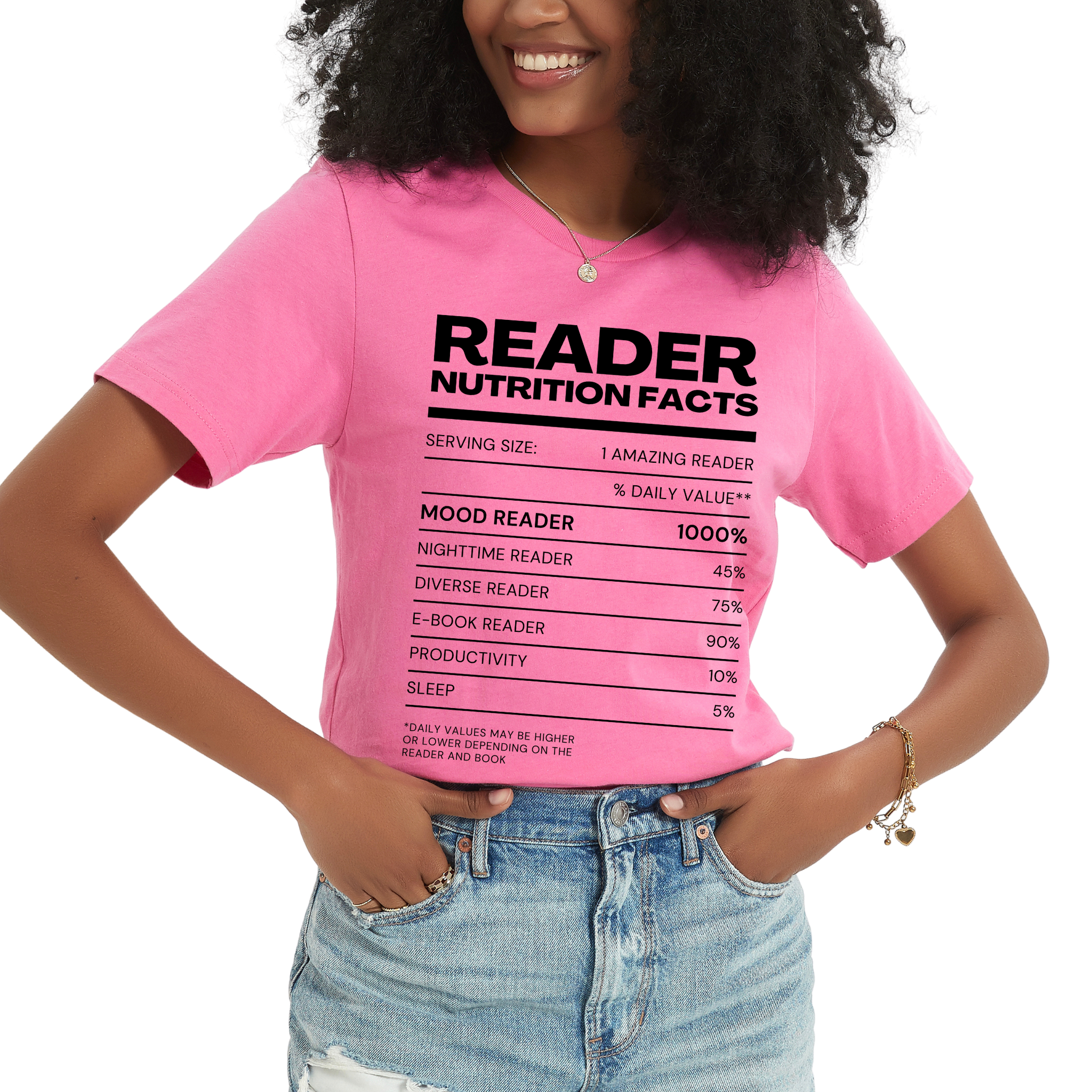 Reader Nutrition Facts T-Shirt