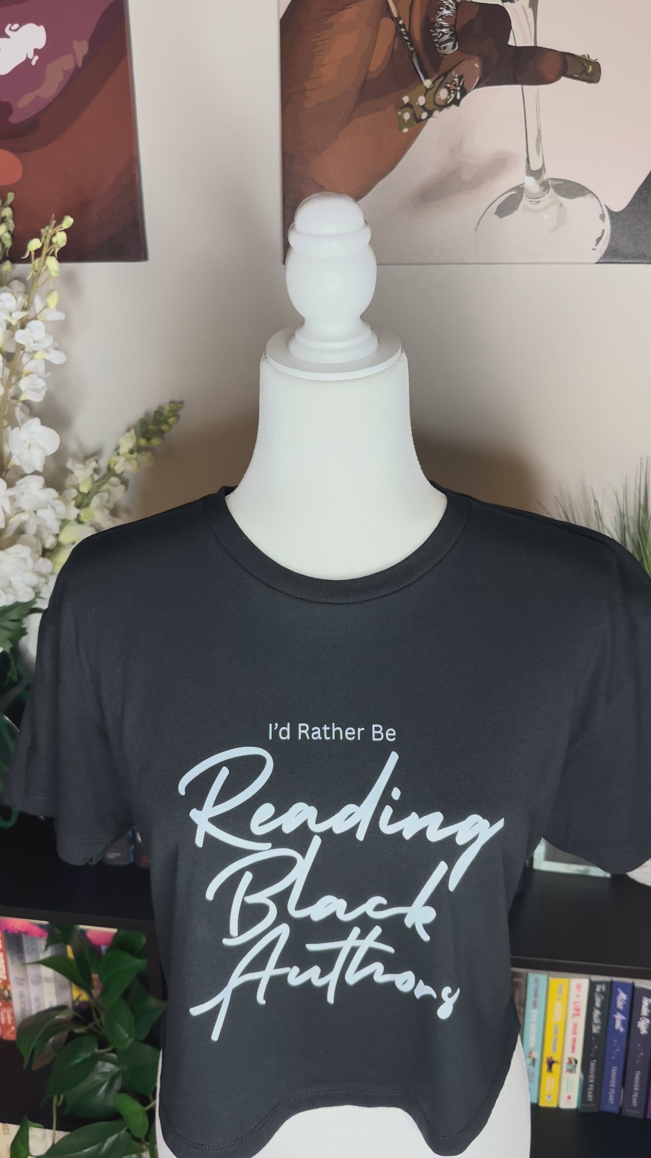 Reading Black Authors Crop Top