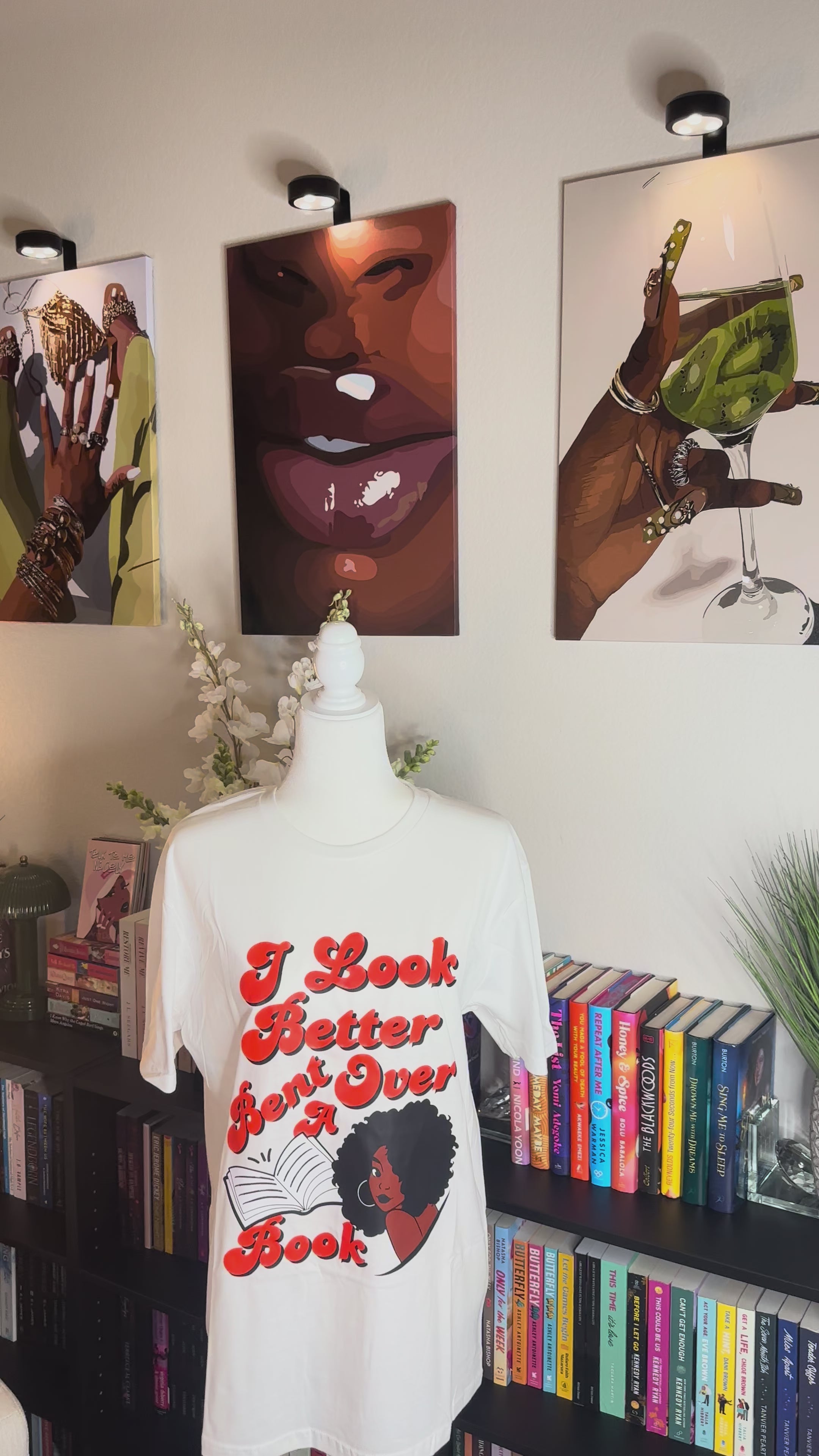 Bent Over A Book T-Shirt